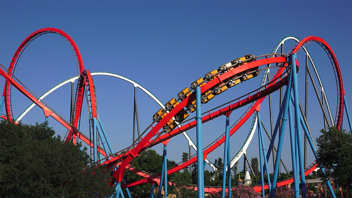 Theme Park Rollercoaster